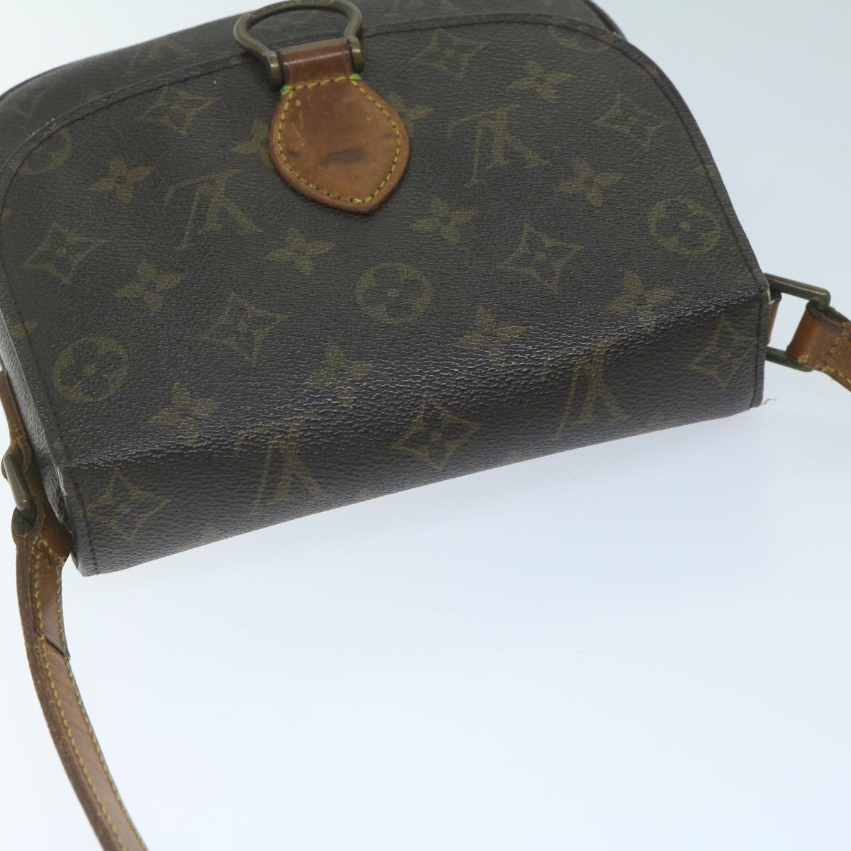 LOUIS VUITTON Monogram Saint Cloud MM Shoulder Bag M51243 LV Auth 58579