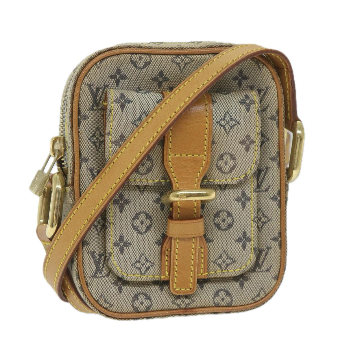 LOUIS VUITTON Monogram Mini Juliet PM Shoulder Bag Blue M92005 LV Auth 58581