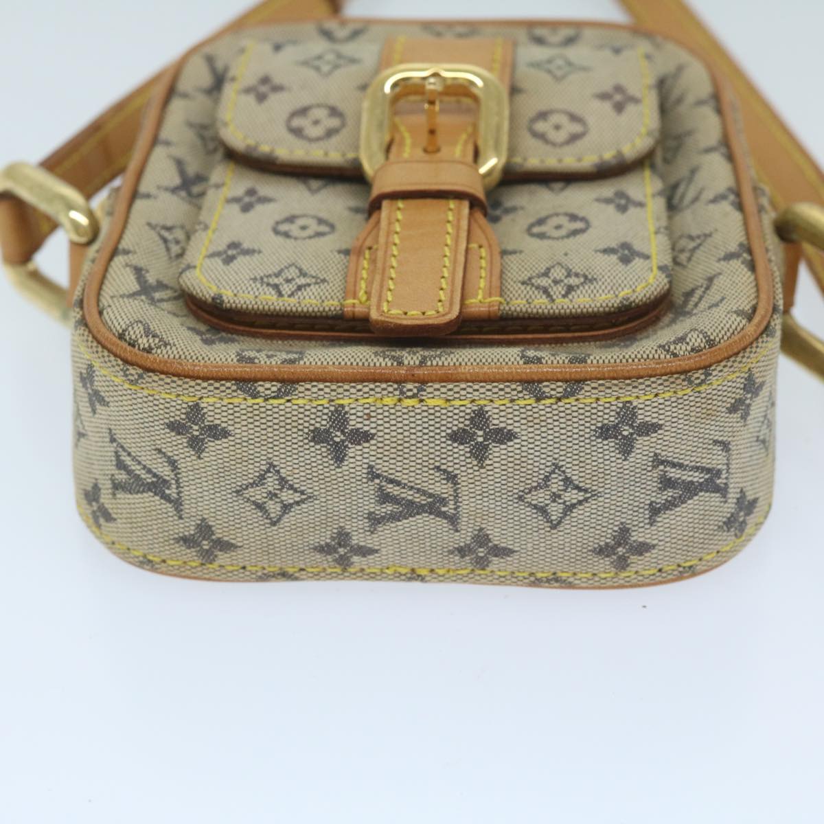 LOUIS VUITTON Monogram Mini Juliet PM Shoulder Bag Blue M92005 LV Auth 58581