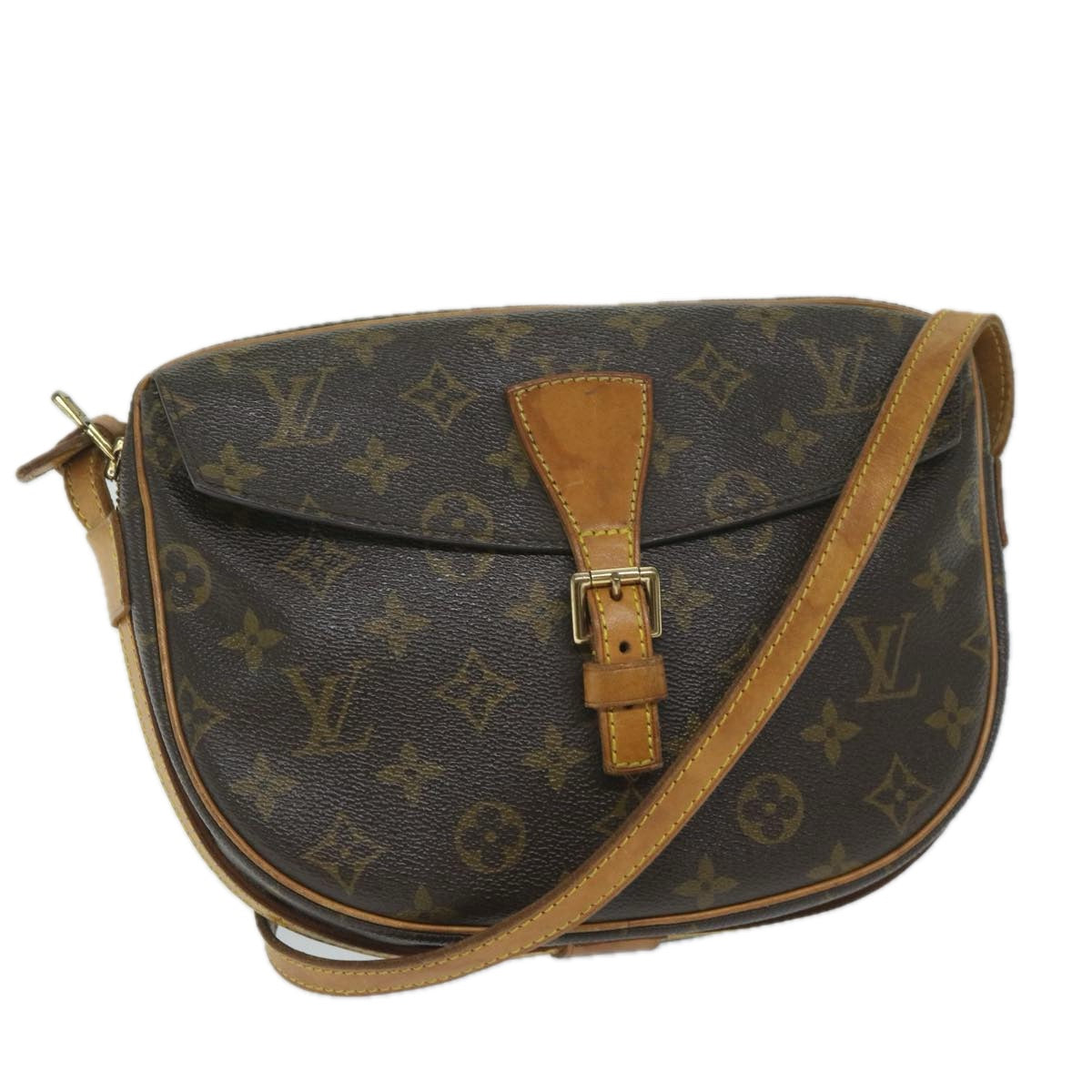 LOUIS VUITTON Monogram Jeune Fille MM Shoulder Bag M51226 LV Auth 58583