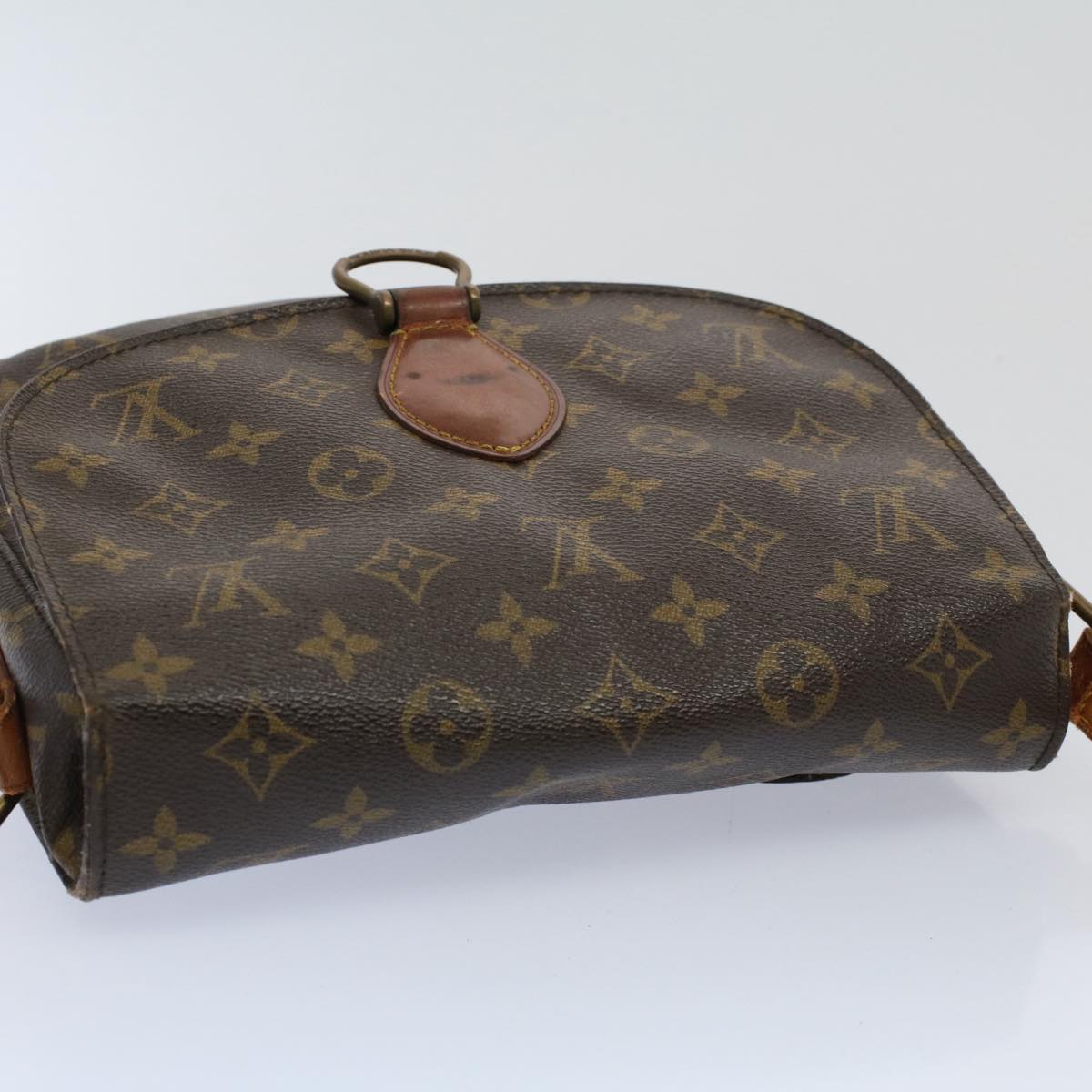 LOUIS VUITTON Monogram Saint Cloud GM Shoulder Bag M51242 LV Auth 58591