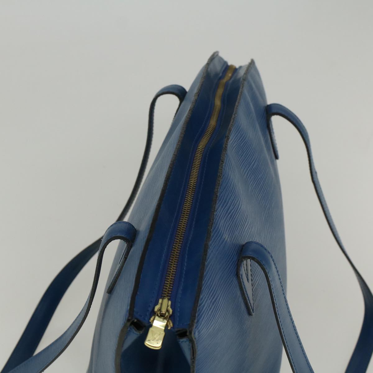 LOUIS VUITTON Epi Saint Jacques Shopping Shoulder Bag Blue M52275 LV Auth 58640