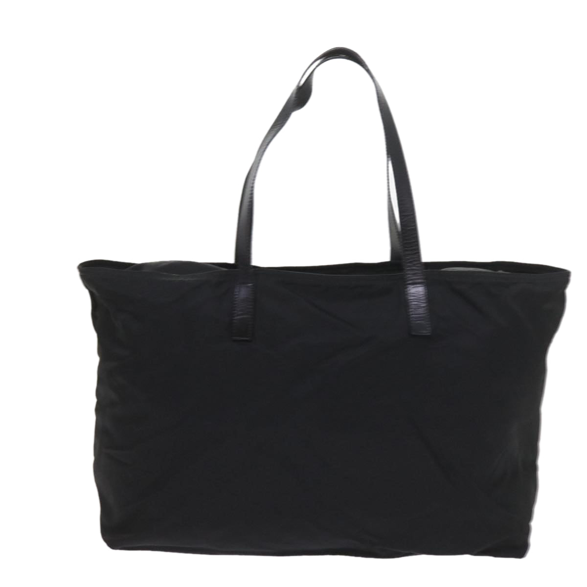PRADA Tote Bag Nylon Black Auth 58643 - 0