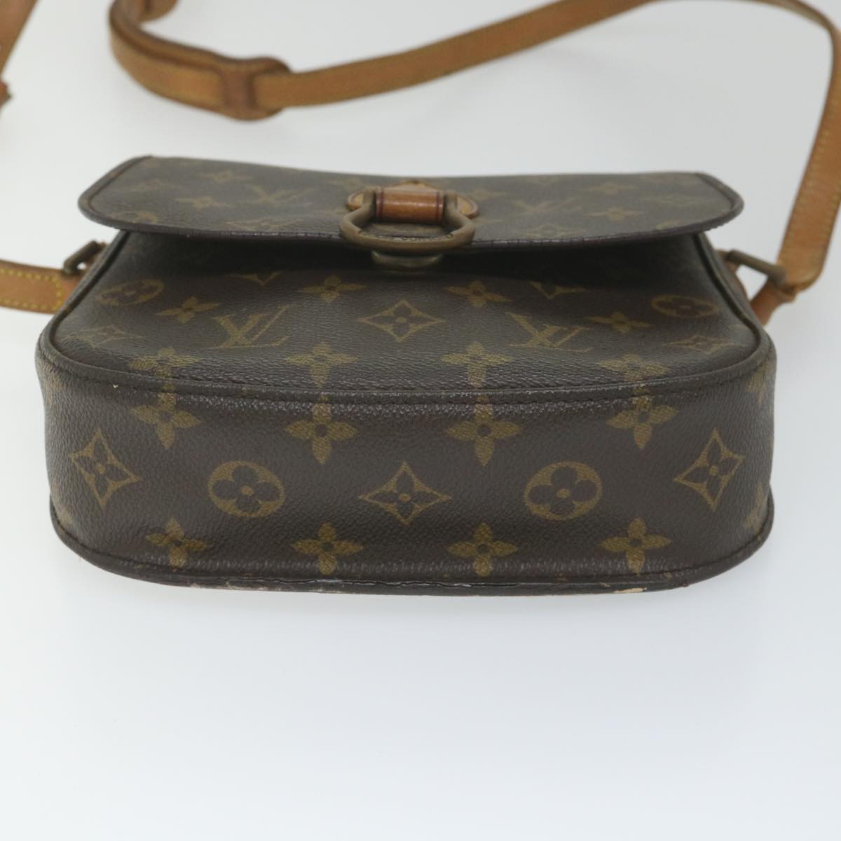 LOUIS VUITTON Monogram Saint Cloud MM Shoulder Bag M51243 LV Auth 58663