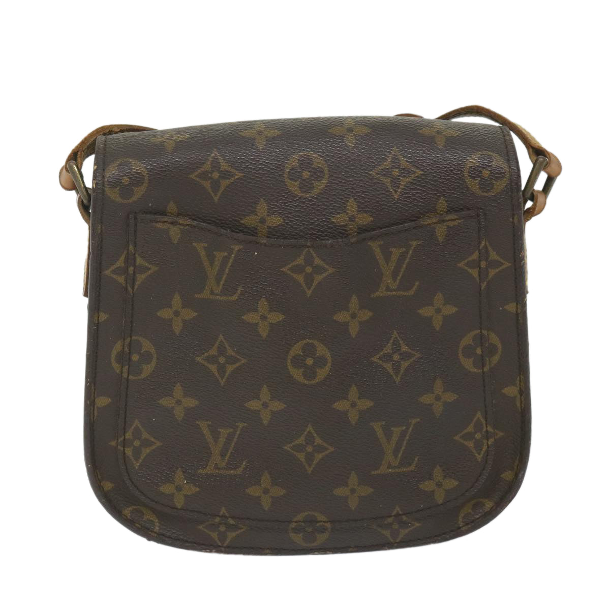 LOUIS VUITTON Monogram Saint Cloud MM Shoulder Bag M51243 LV Auth 58663