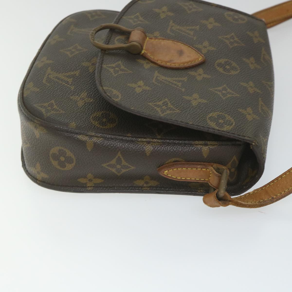 LOUIS VUITTON Monogram Saint Cloud MM Shoulder Bag M51243 LV Auth 58663