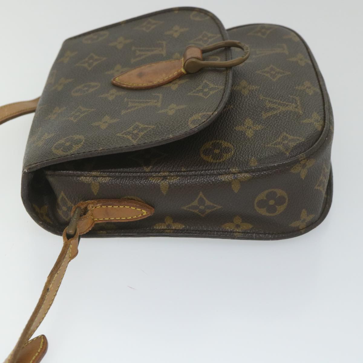 LOUIS VUITTON Monogram Saint Cloud MM Shoulder Bag M51243 LV Auth 58663