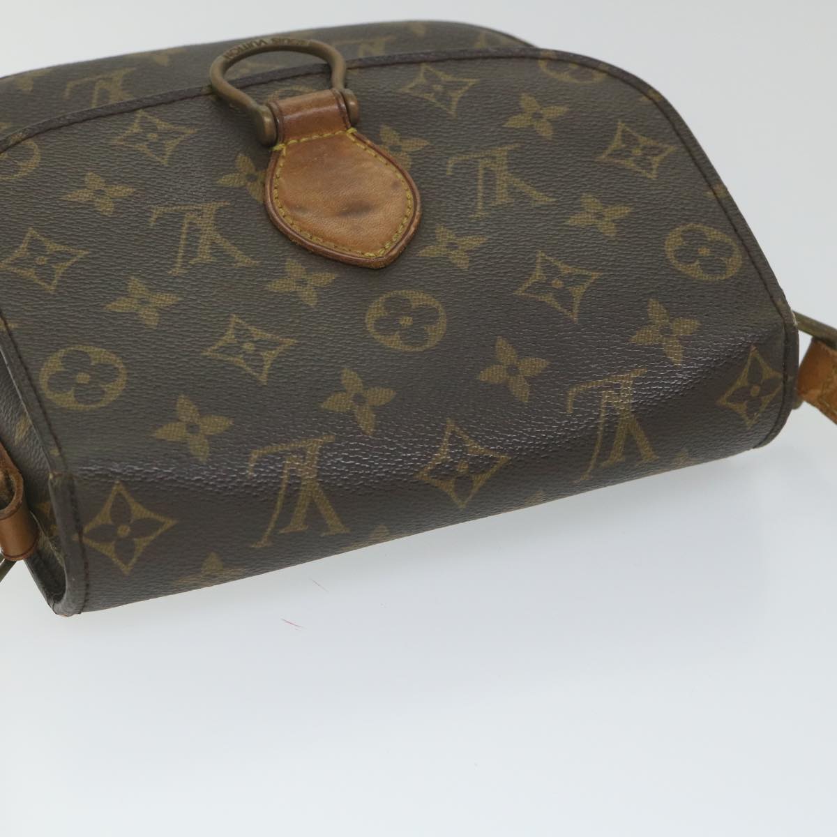 LOUIS VUITTON Monogram Saint Cloud MM Shoulder Bag M51243 LV Auth 58663