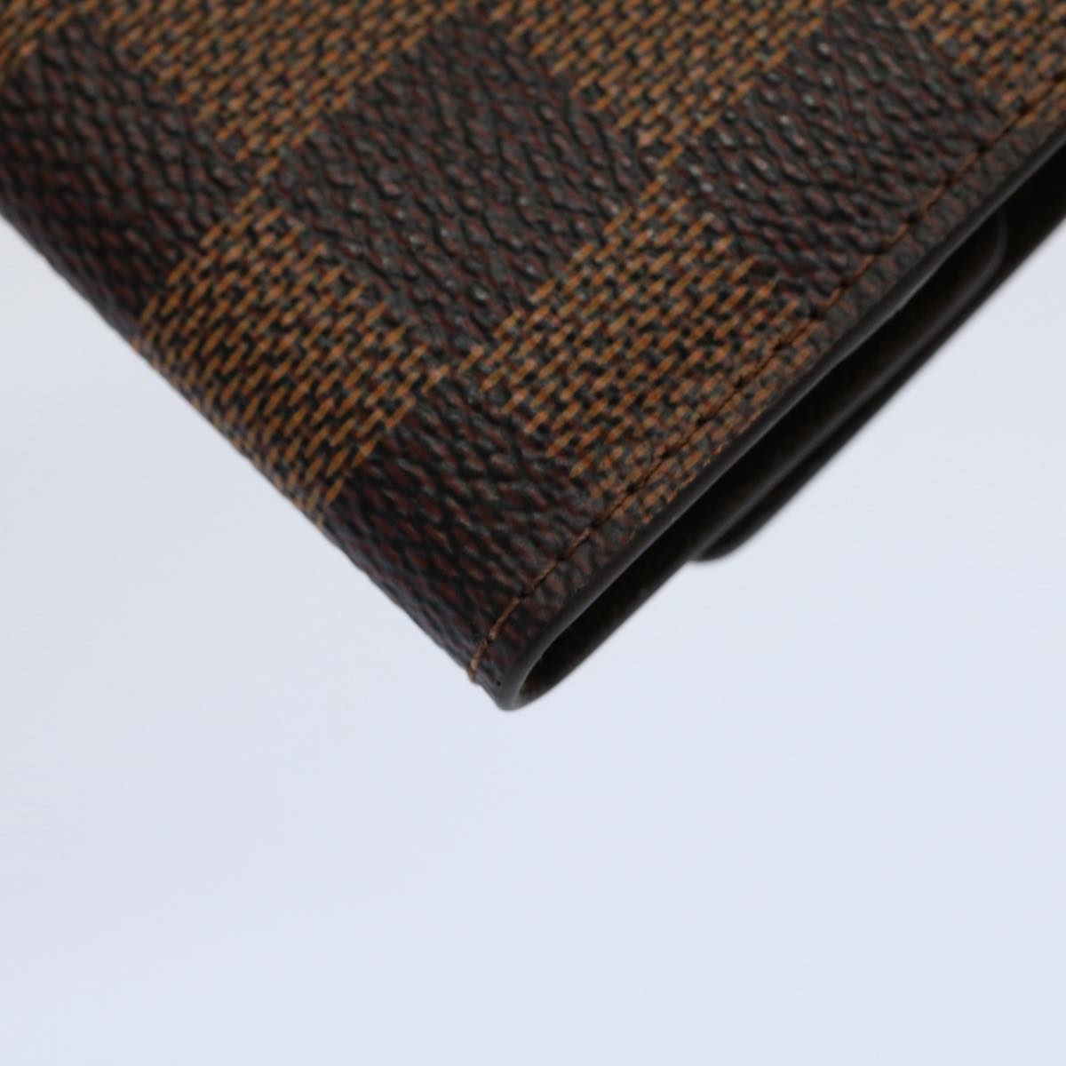 LOUIS VUITTON Damier Ebene Cuff Case Cuffs M64600 LV Auth 58692