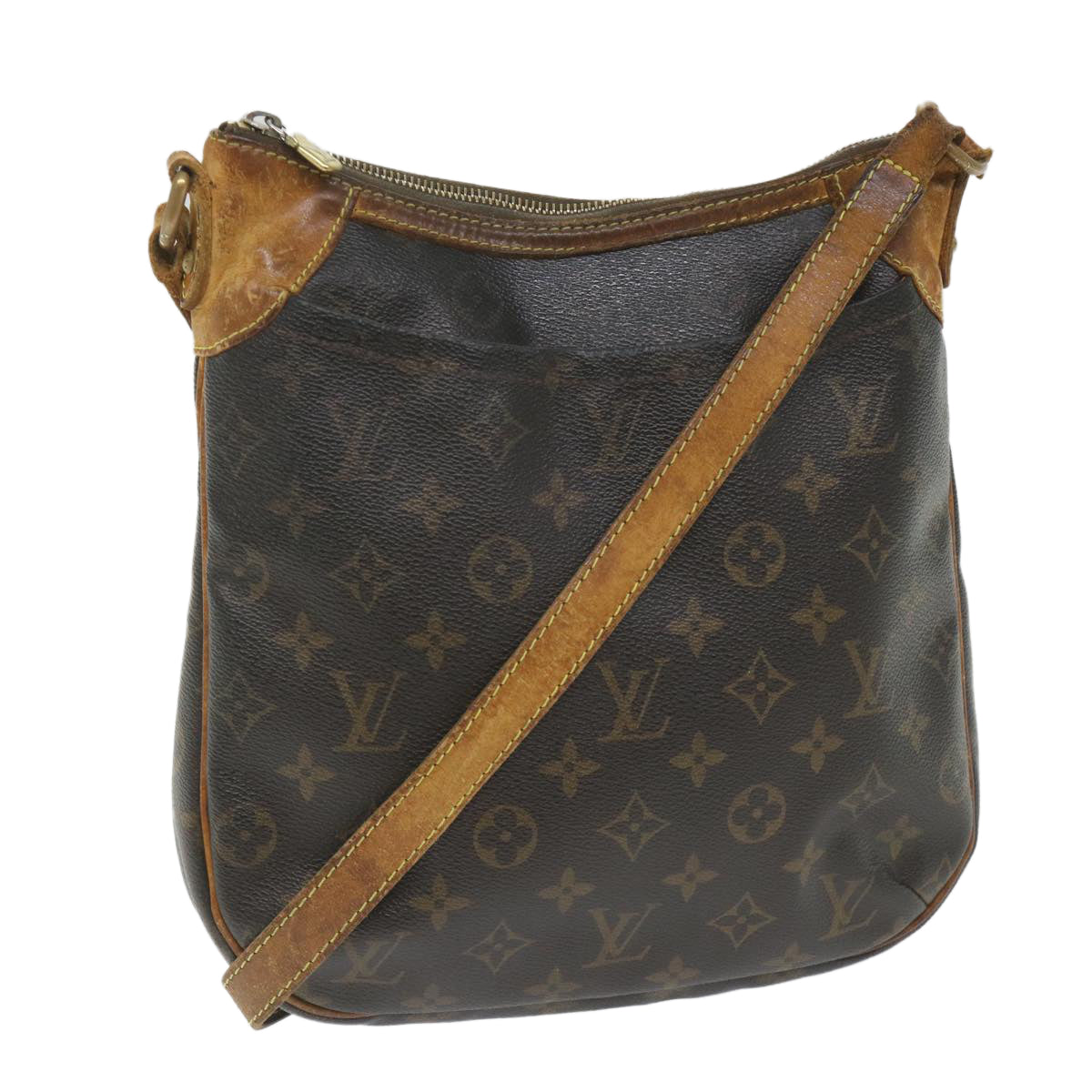 LOUIS VUITTON Monogram Odeon PM Shoulder Bag M56390 LV Auth 58694