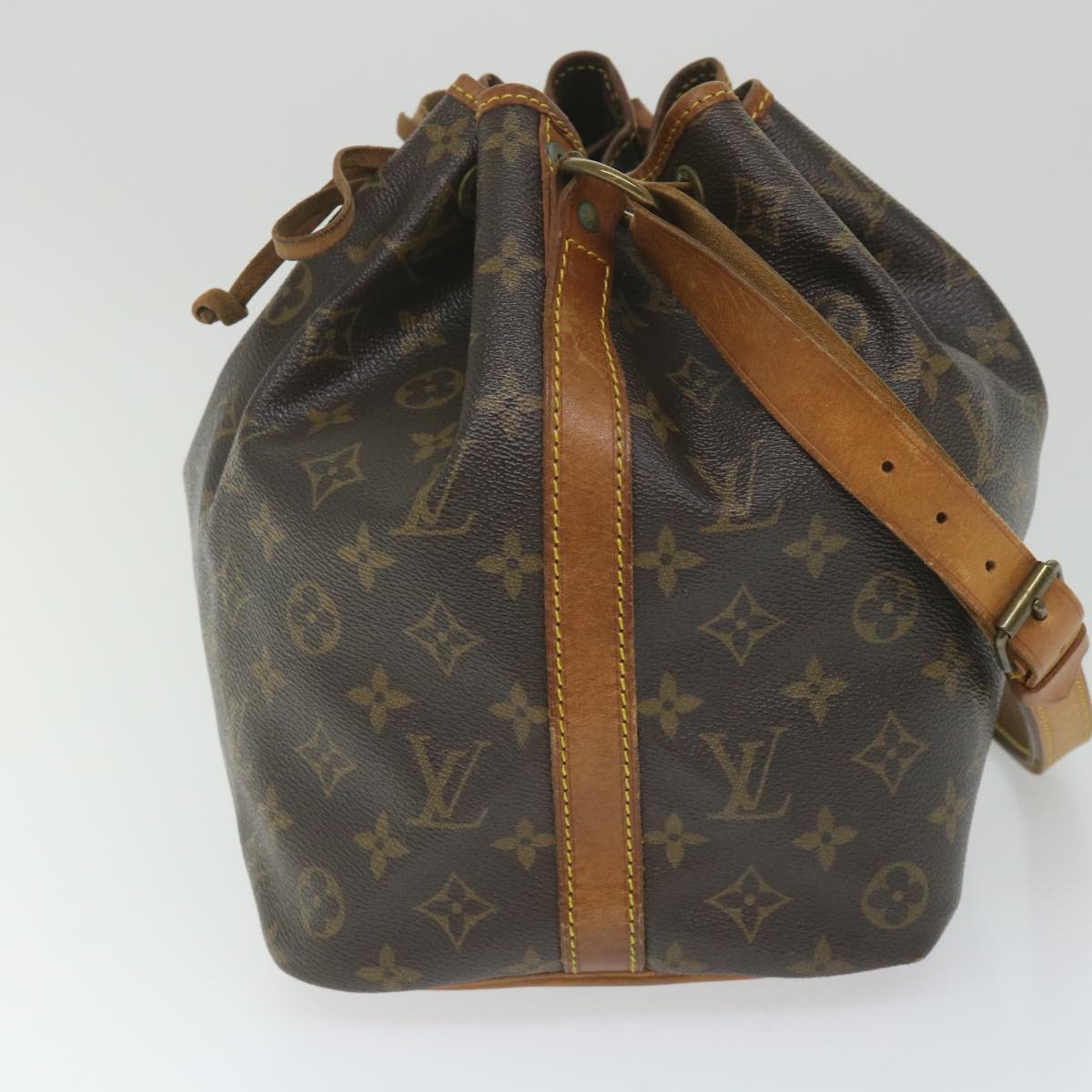 LOUIS VUITTON Monogram Petit Noe Shoulder Bag M42226 LV Auth 58718