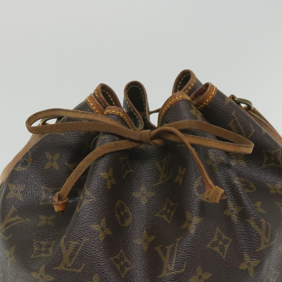 LOUIS VUITTON Monogram Petit Noe Shoulder Bag M42226 LV Auth 58718