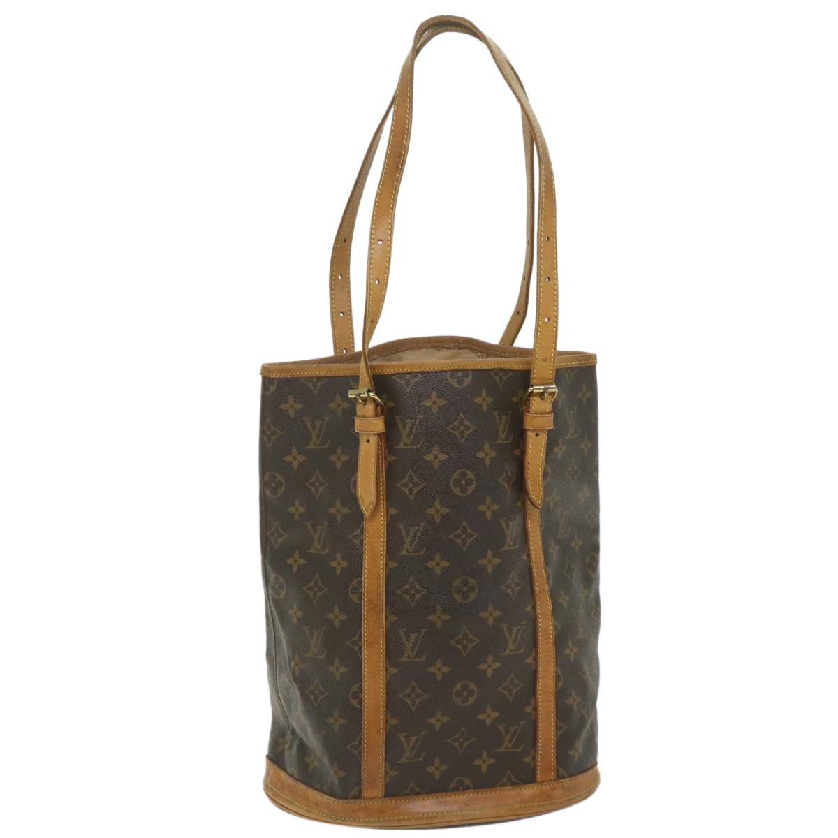 LOUIS VUITTON Monogram Bucket GM Shoulder Bag M42236 LV Auth 58721