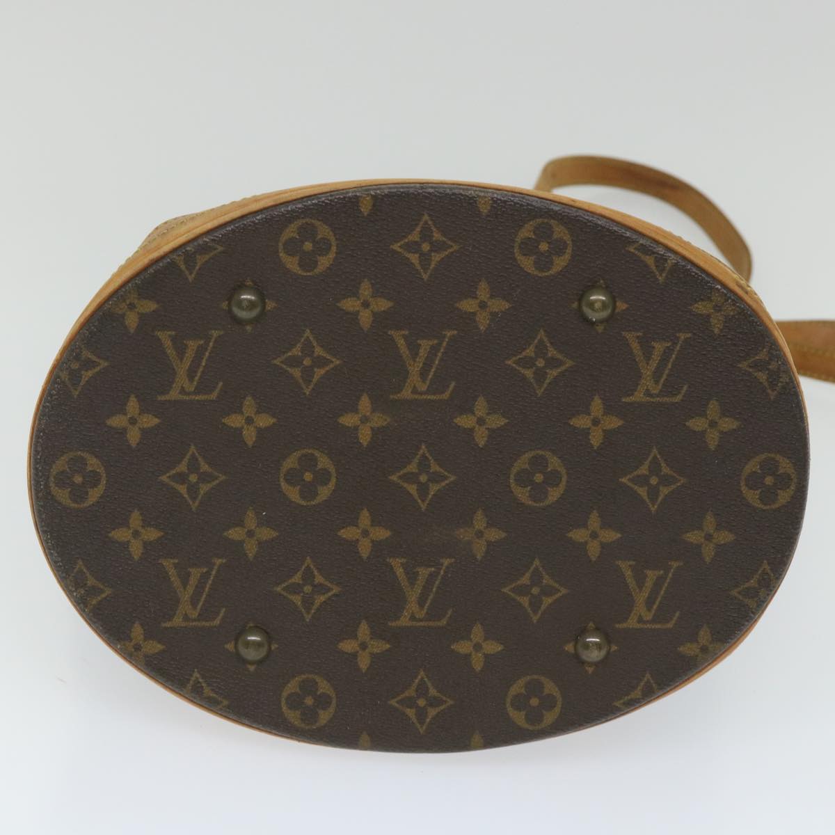 LOUIS VUITTON Monogram Bucket GM Shoulder Bag M42236 LV Auth 58721