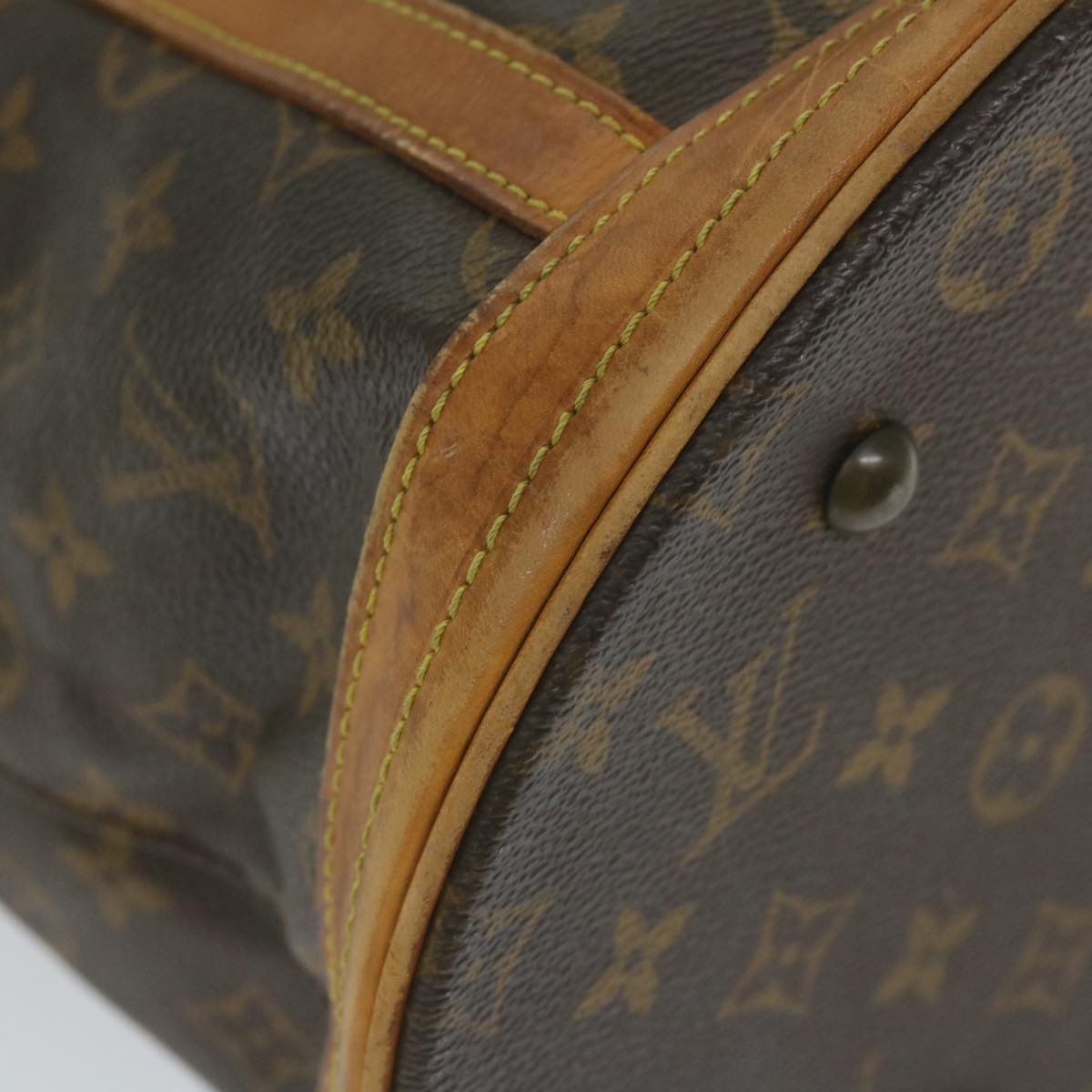 LOUIS VUITTON Monogram Bucket GM Shoulder Bag M42236 LV Auth 58721