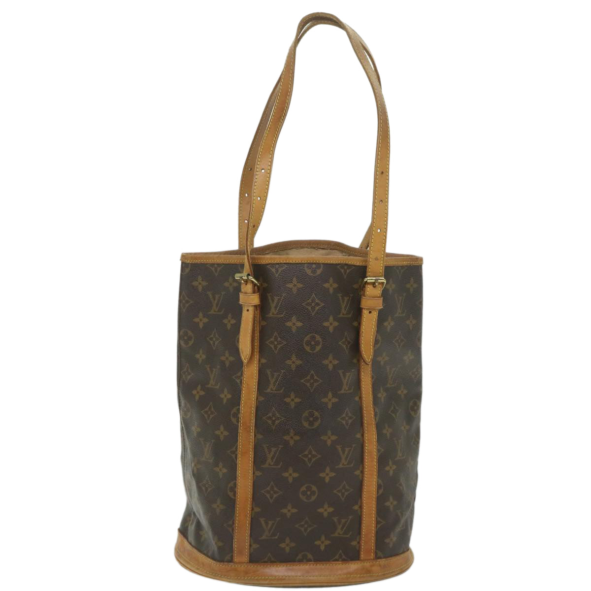 LOUIS VUITTON Monogram Bucket GM Shoulder Bag M42236 LV Auth 58721