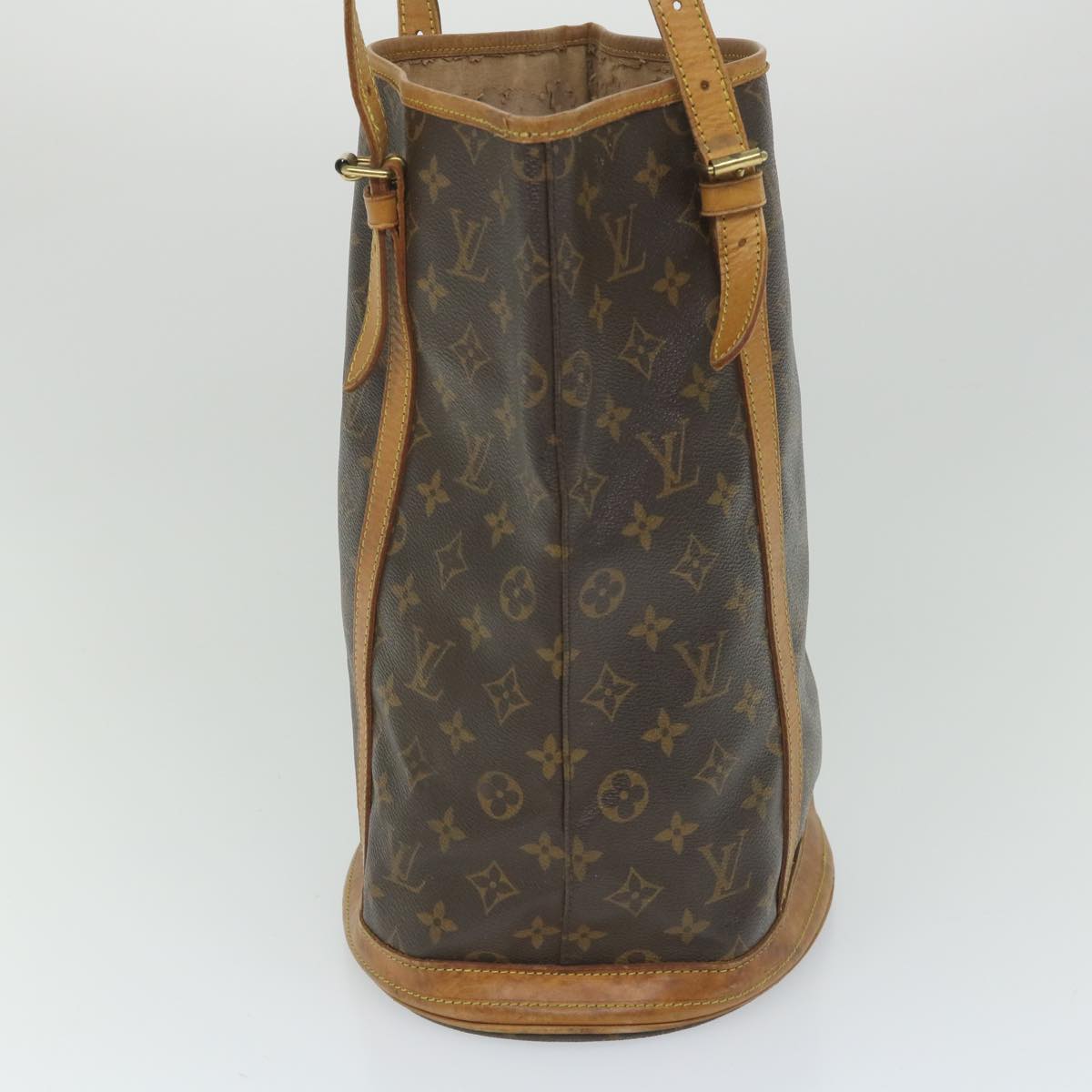 LOUIS VUITTON Monogram Bucket GM Shoulder Bag M42236 LV Auth 58721