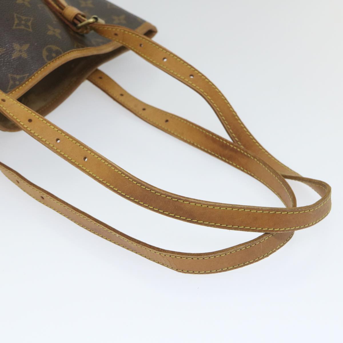 LOUIS VUITTON Monogram Bucket GM Shoulder Bag M42236 LV Auth 58721