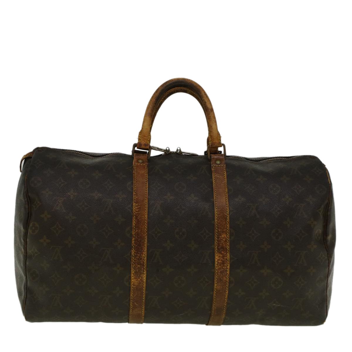 LOUIS VUITTON Monogram Keepall 50 Boston Bag M41426 LV Auth 58740