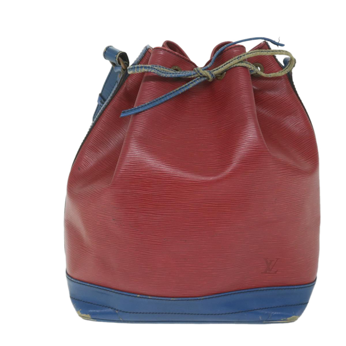 LOUIS VUITTON Epi Noe Shoulder Bag Bicolor Red Blue M44084 LV Auth 58753