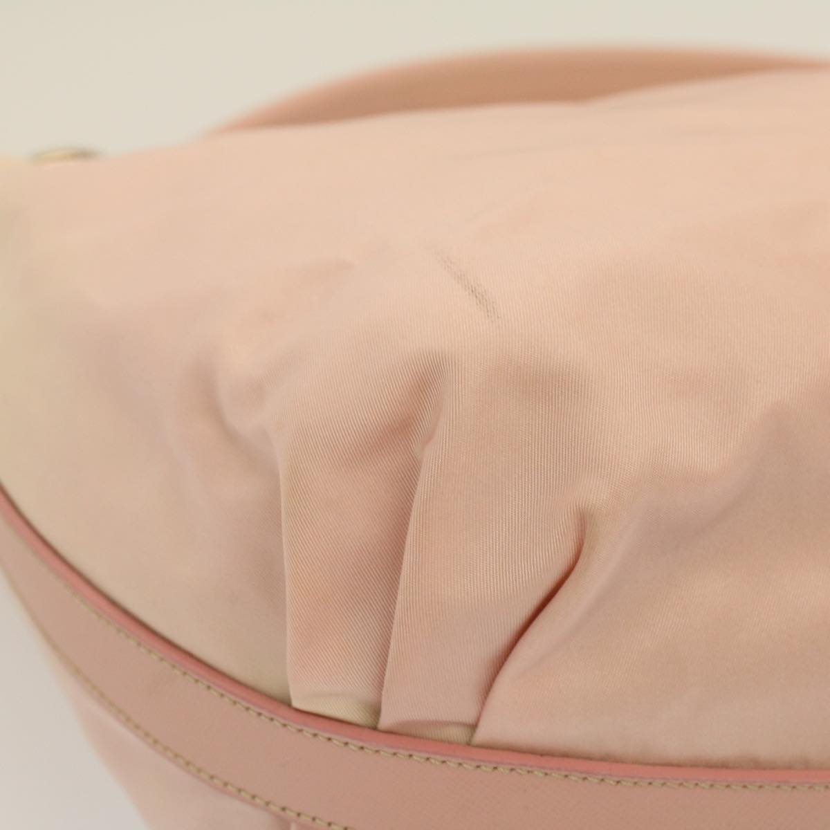 PRADA Shoulder Bag Nylon Pink Auth 58777