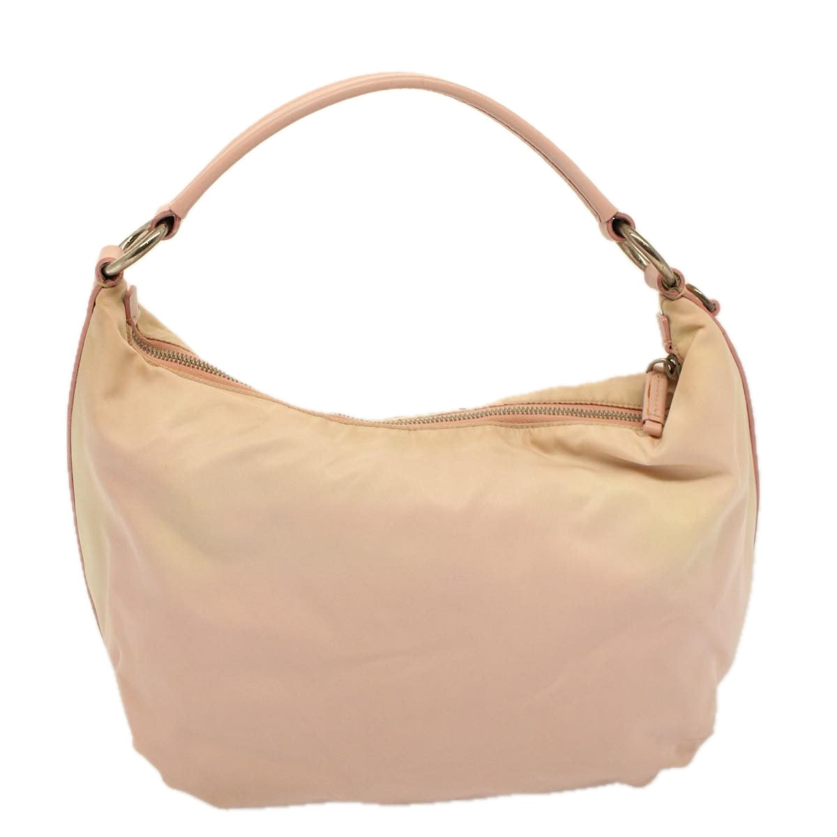 PRADA Shoulder Bag Nylon Pink Auth 58777