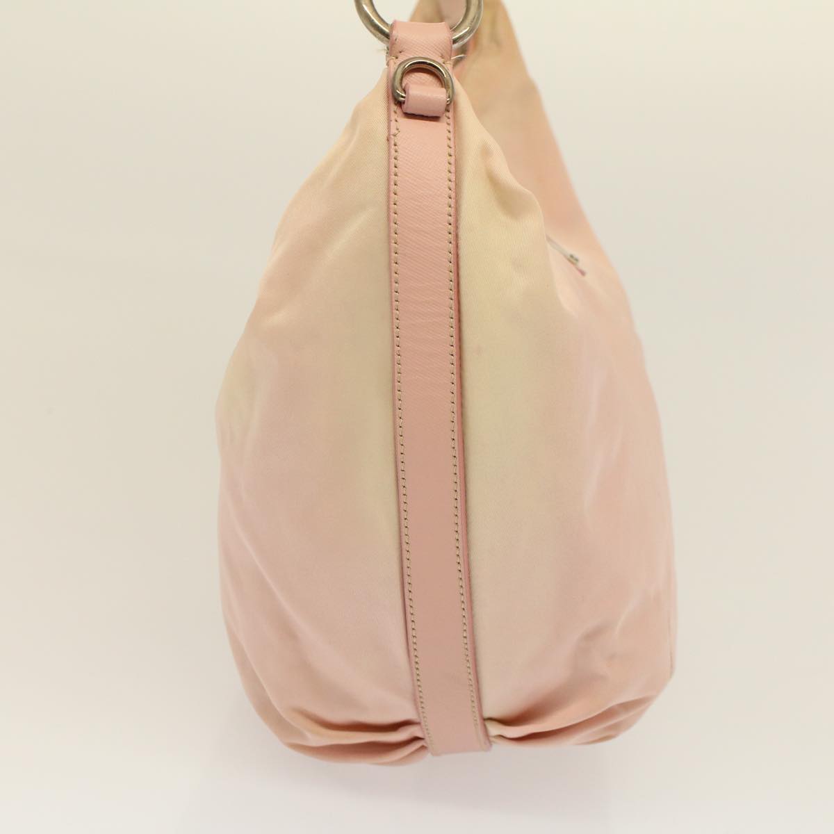 PRADA Shoulder Bag Nylon Pink Auth 58777