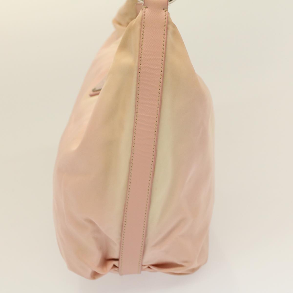 PRADA Shoulder Bag Nylon Pink Auth 58777