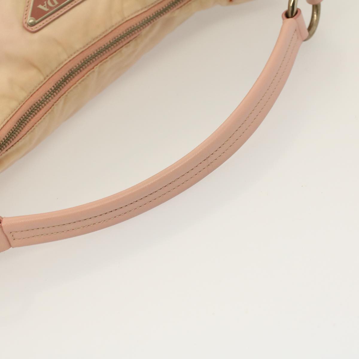 PRADA Shoulder Bag Nylon Pink Auth 58777