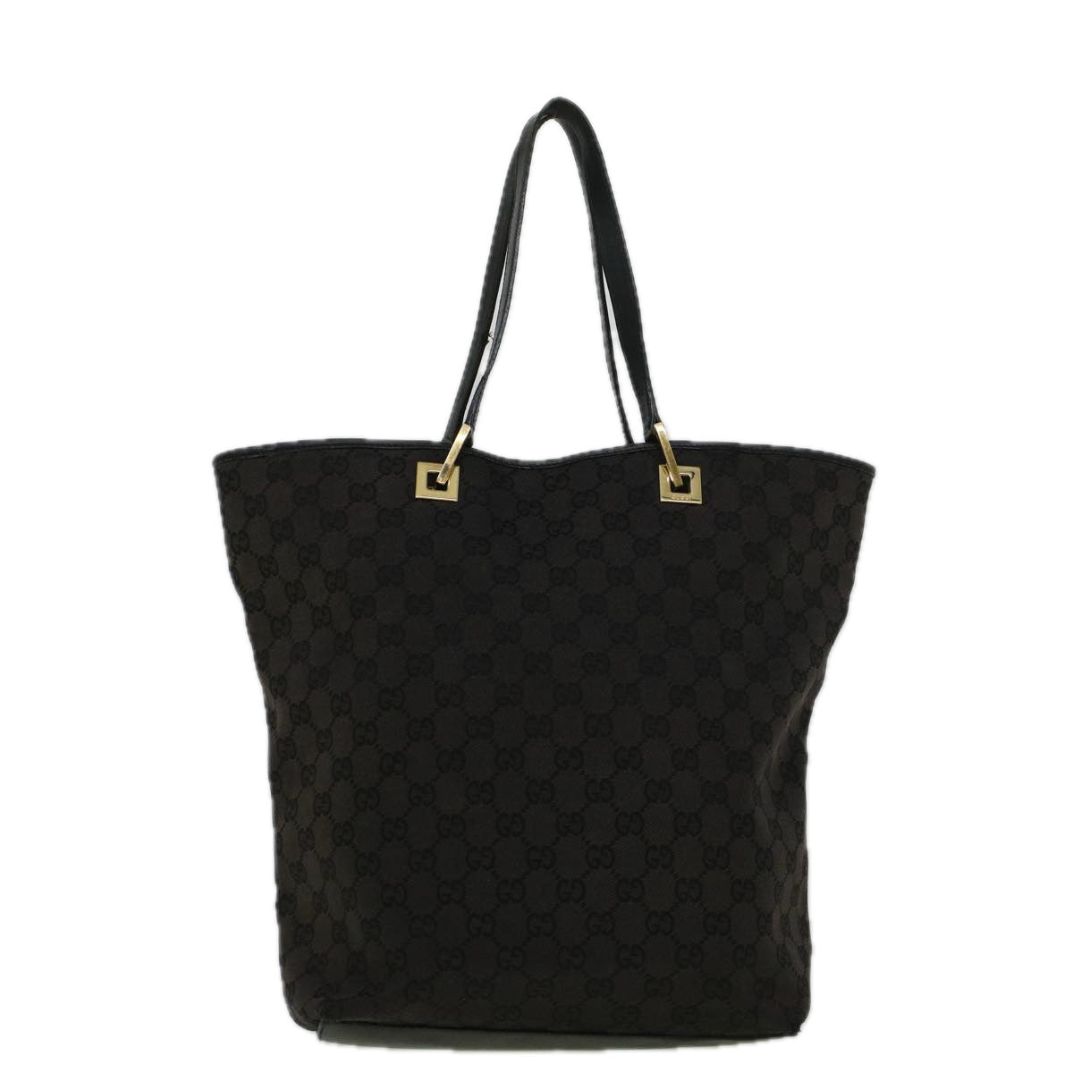 GUCCI GG Canvas Tote Bag Black 002 1098 3444 Auth 58793 - 0