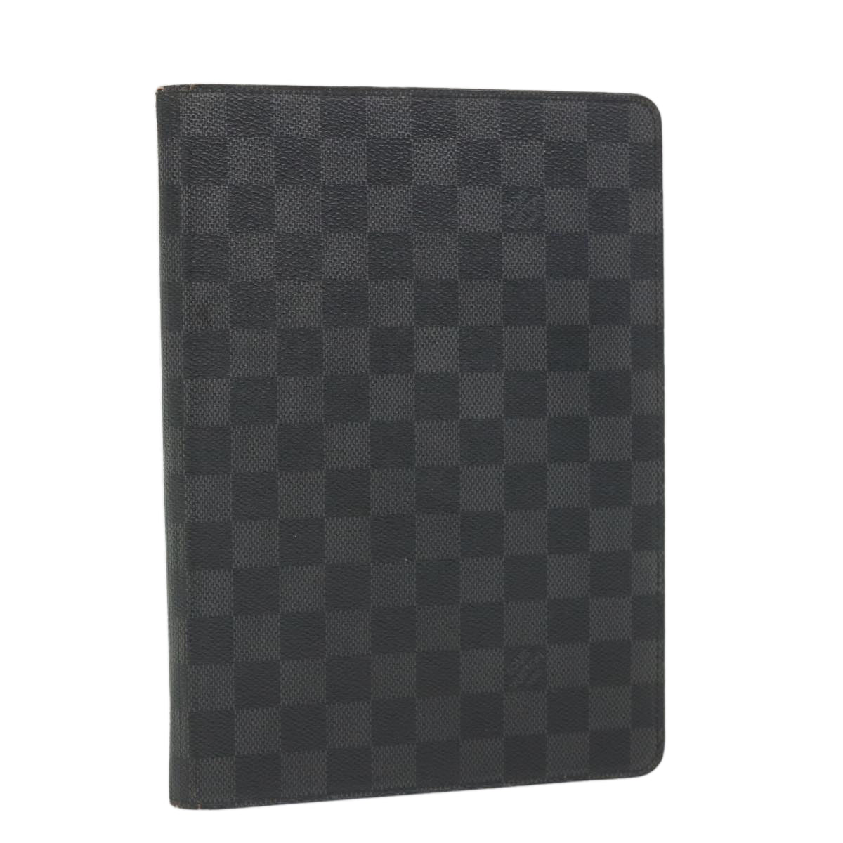 LOUIS VUITTON Damier Graphite iPad Air2 Case N61248 LV Auth 58825