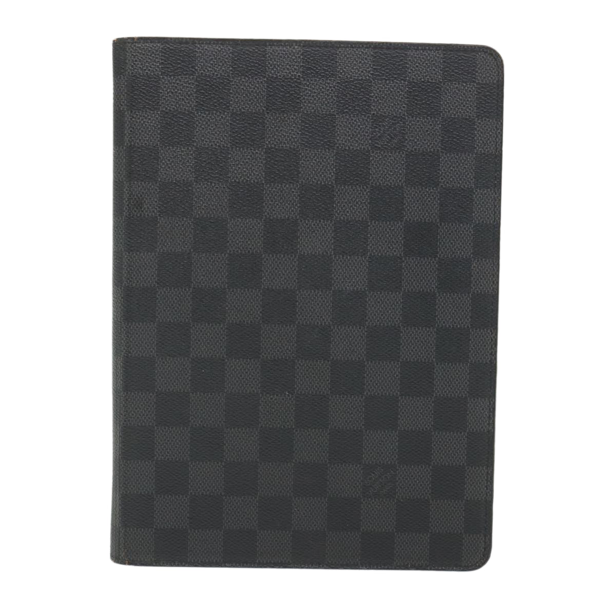 LOUIS VUITTON Damier Graphite iPad Air2 Case N61248 LV Auth 58825