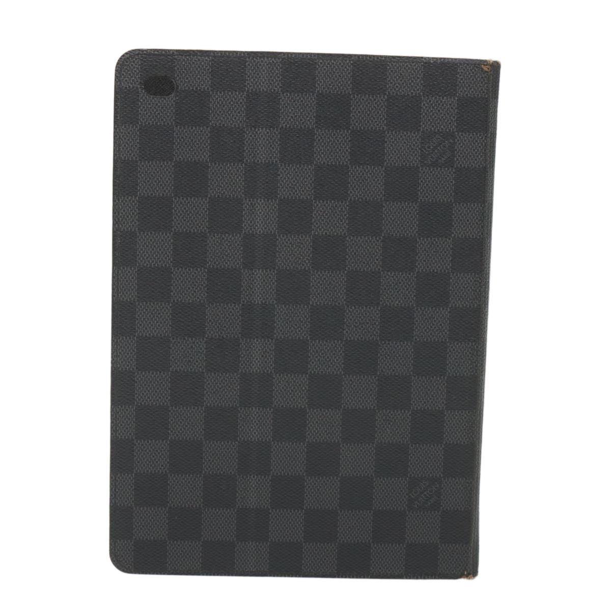 LOUIS VUITTON Damier Graphite iPad Air2 Case N61248 LV Auth 58825 - 0