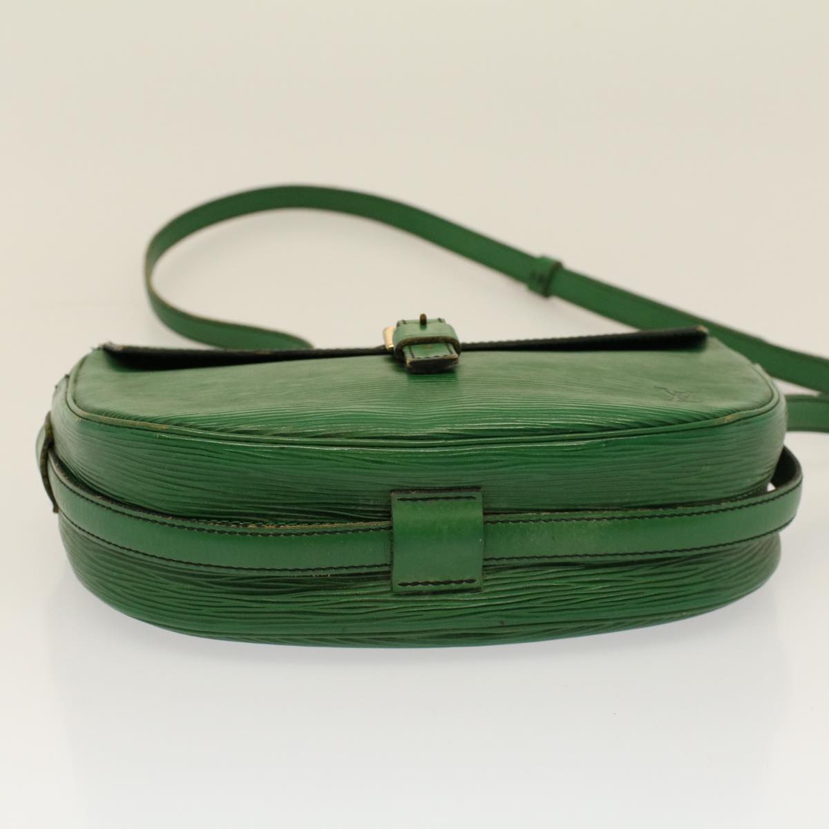 LOUIS VUITTON Epi Jeune Fille MM Shoulder Bag Green M52154 LV Auth 58869