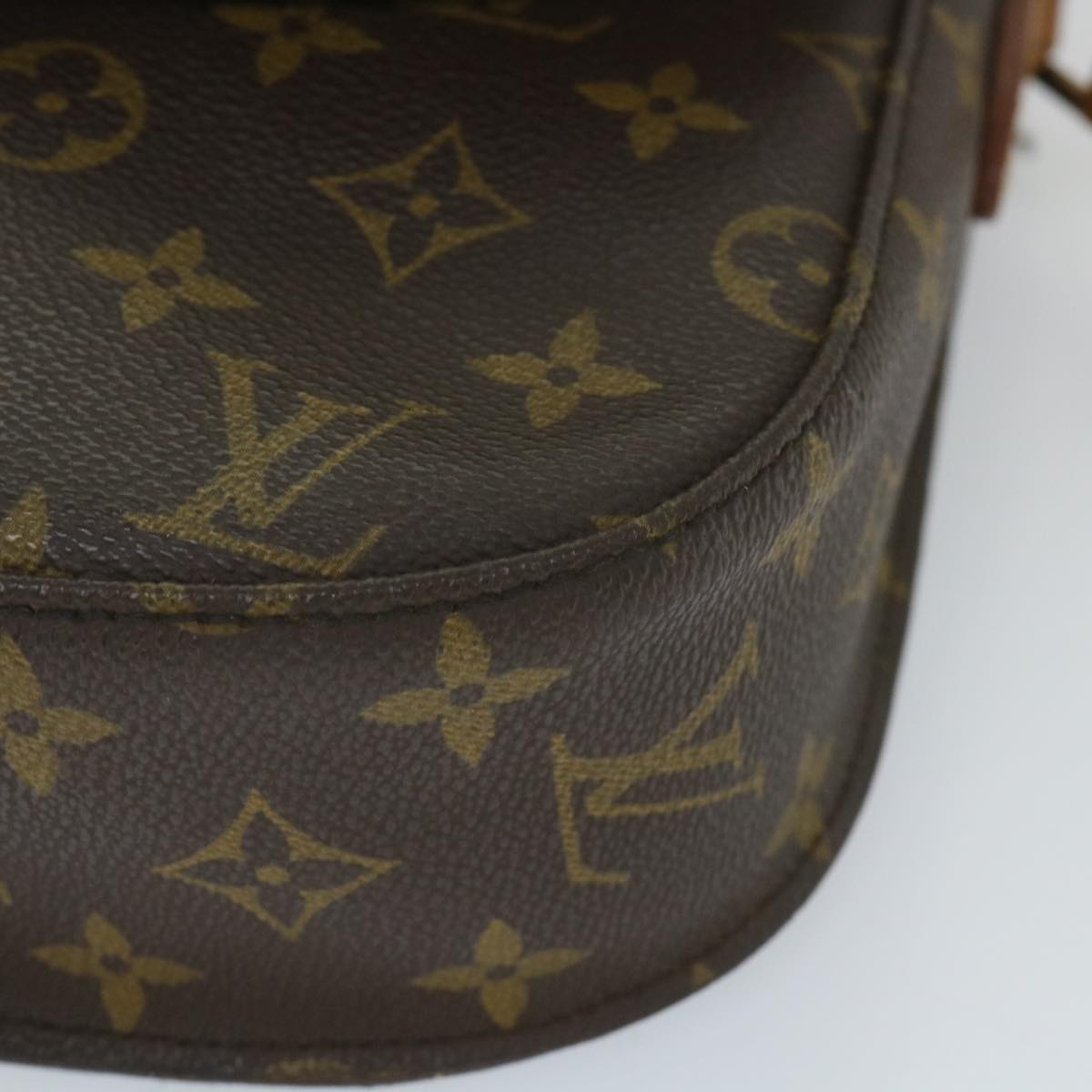 LOUIS VUITTON Monogram Saint Cloud GM Shoulder Bag M51242 LV Auth 58871