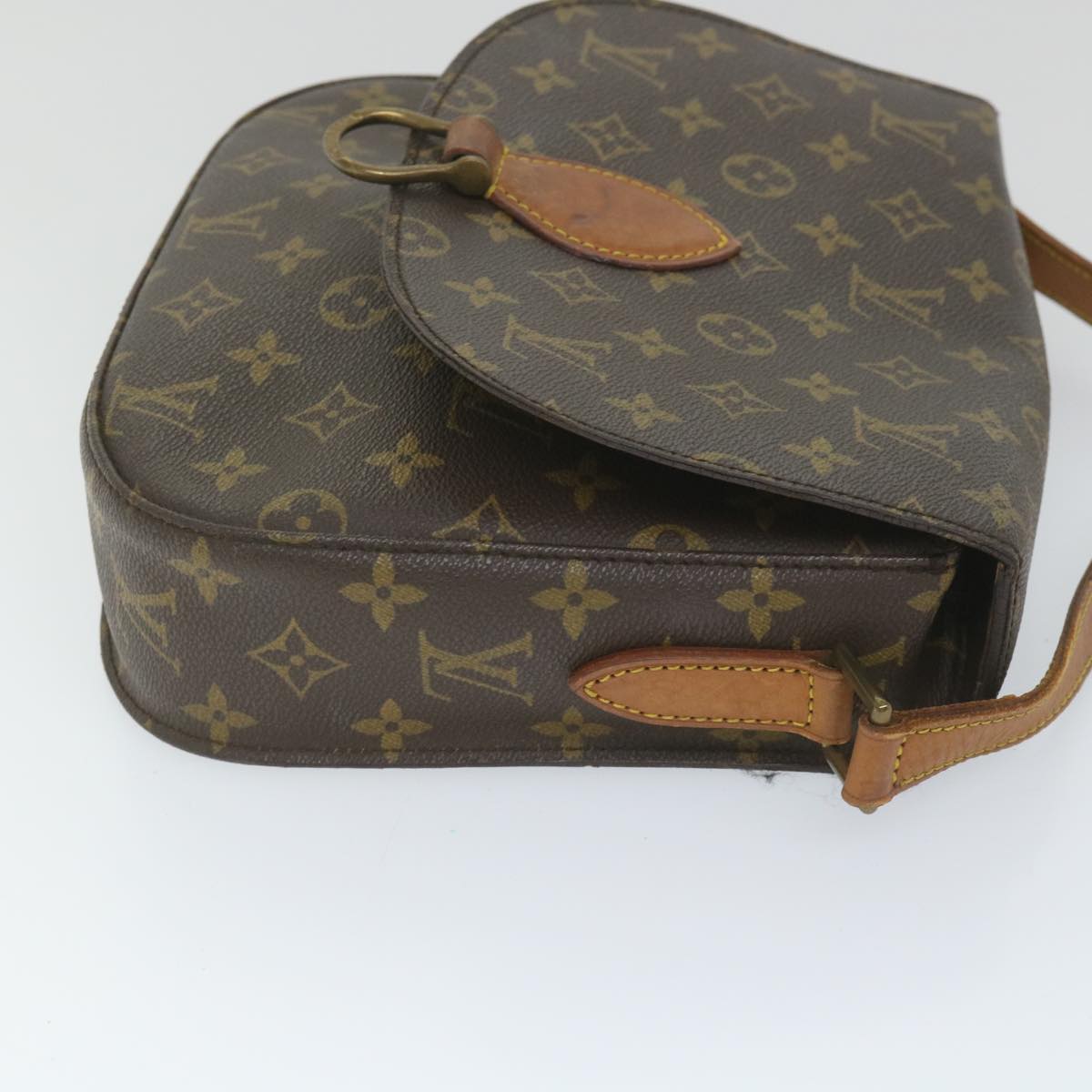 LOUIS VUITTON Monogram Saint Cloud GM Shoulder Bag M51242 LV Auth 58871