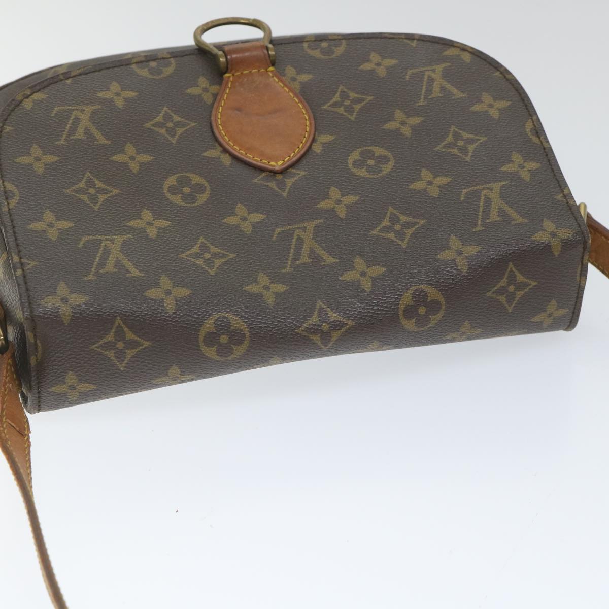 LOUIS VUITTON Monogram Saint Cloud GM Shoulder Bag M51242 LV Auth 58871