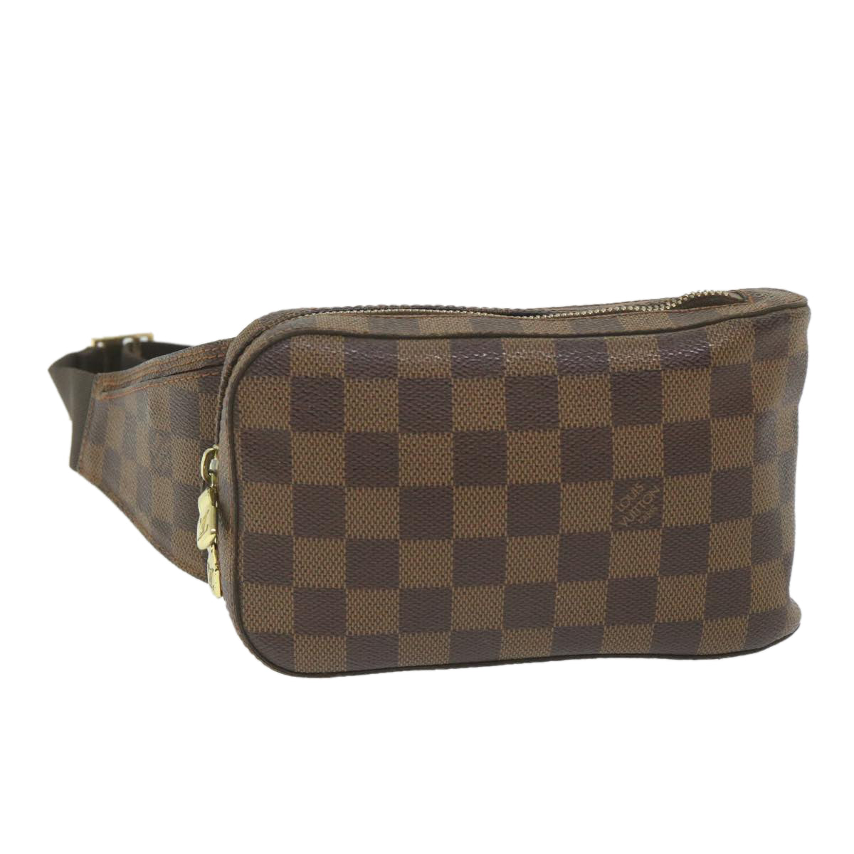 LOUIS VUITTON Damier Ebene Geronimos Shoulder Bag N51994 LV Auth 58874