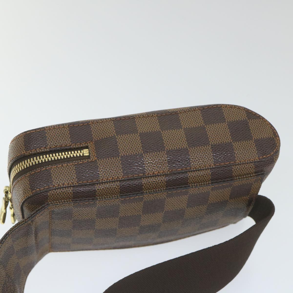 LOUIS VUITTON Damier Ebene Geronimos Shoulder Bag N51994 LV Auth 58874