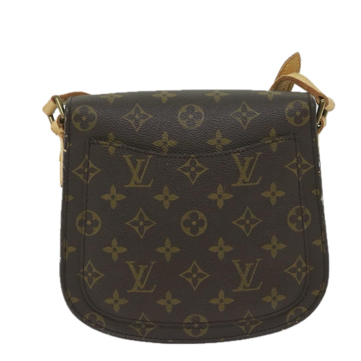 LOUIS VUITTON Monogram Saint Cloud MM Shoulder Bag M51243 LV Auth 58913