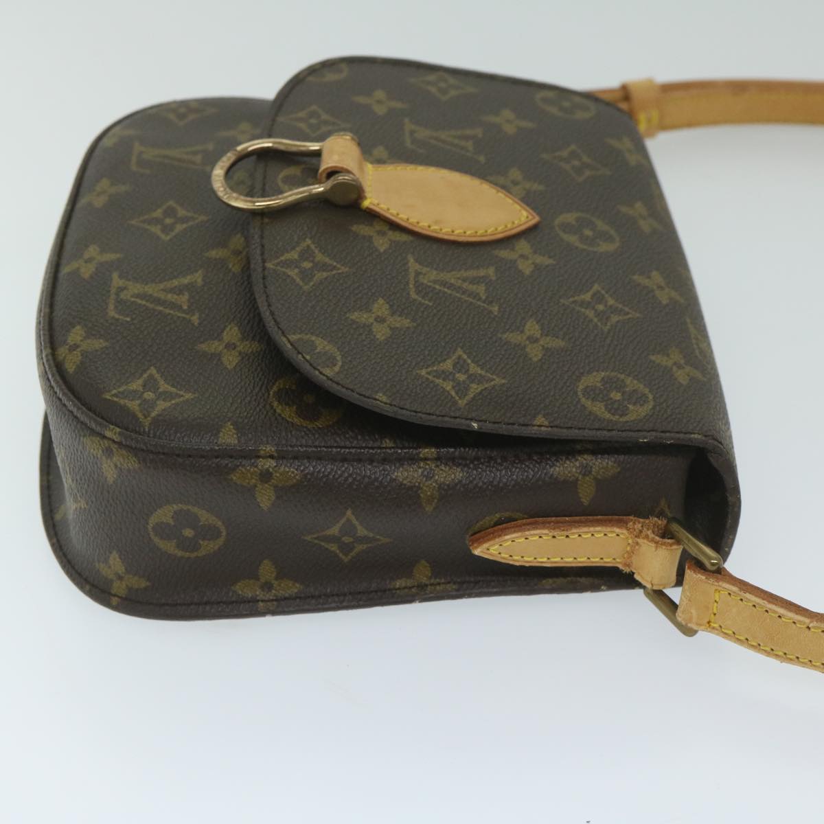 LOUIS VUITTON Monogram Saint Cloud MM Shoulder Bag M51243 LV Auth 58913