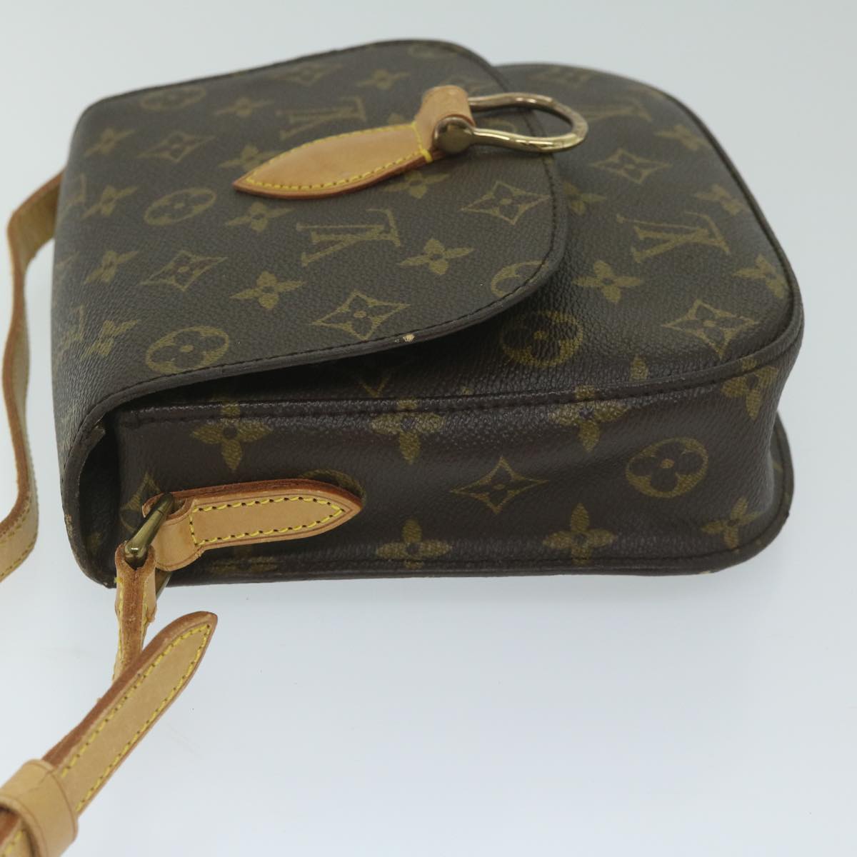 LOUIS VUITTON Monogram Saint Cloud MM Shoulder Bag M51243 LV Auth 58913