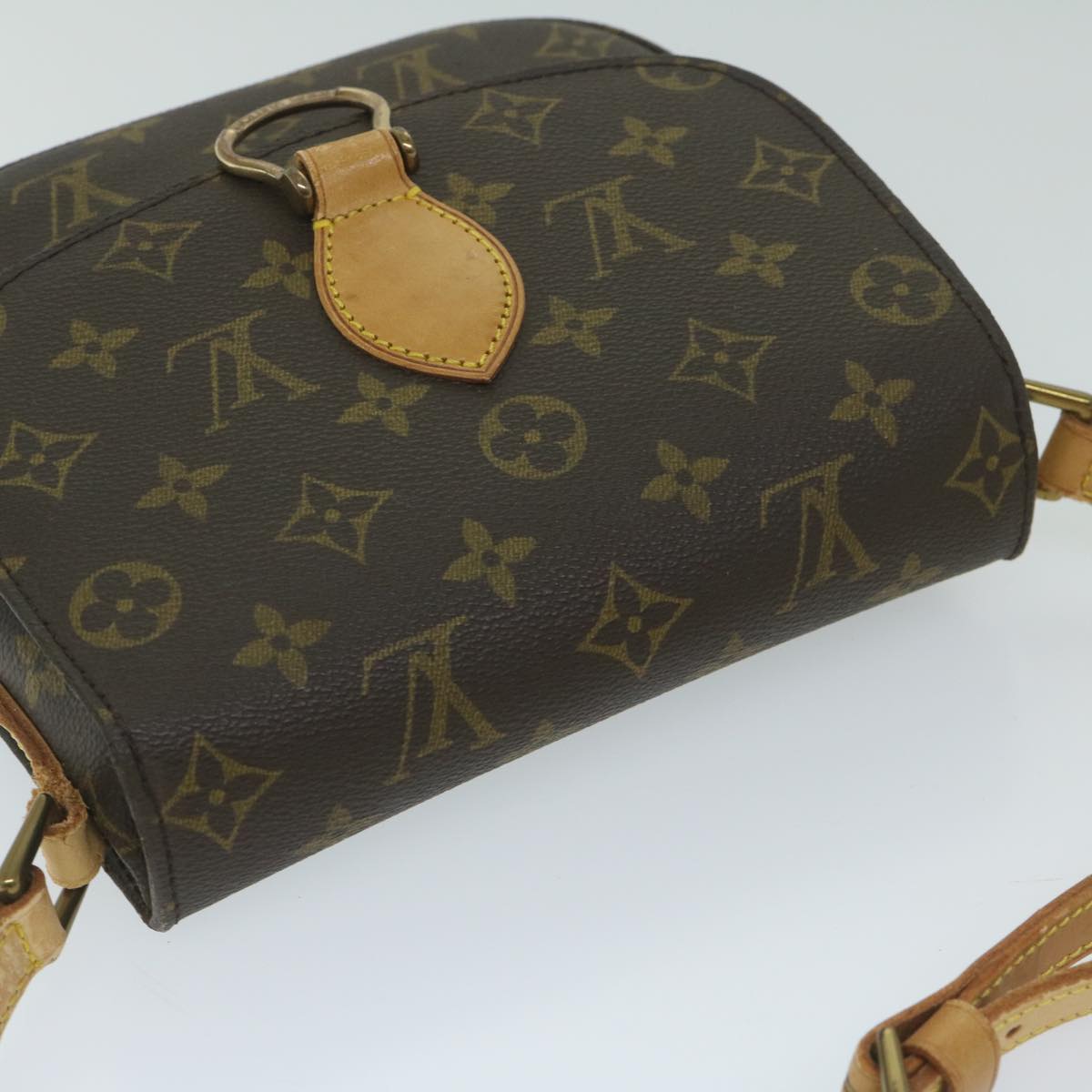 LOUIS VUITTON Monogram Saint Cloud MM Shoulder Bag M51243 LV Auth 58913