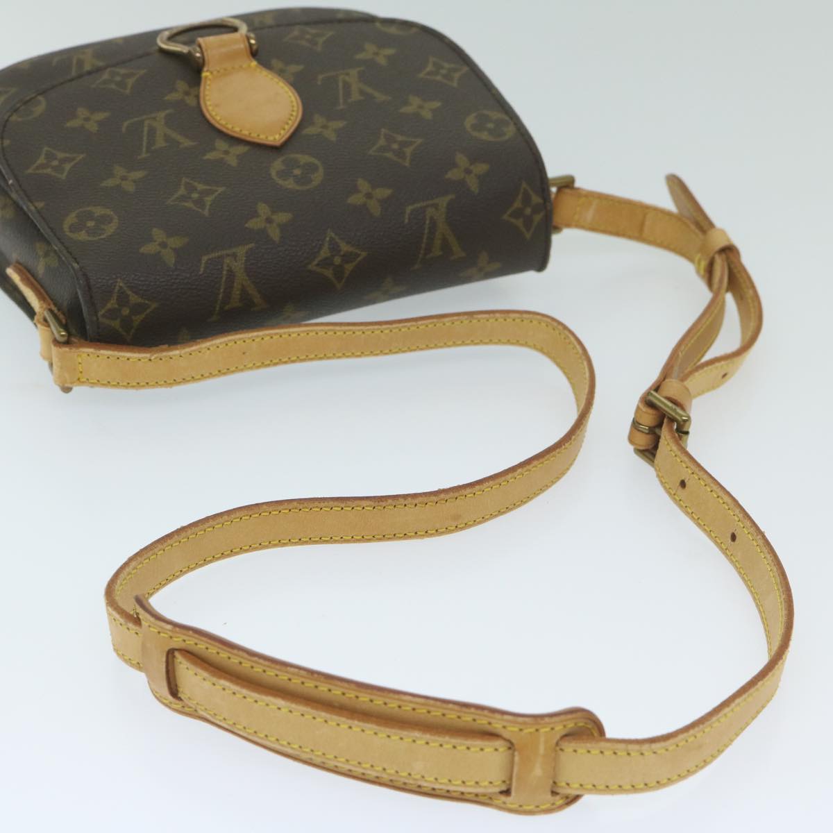 LOUIS VUITTON Monogram Saint Cloud MM Shoulder Bag M51243 LV Auth 58913