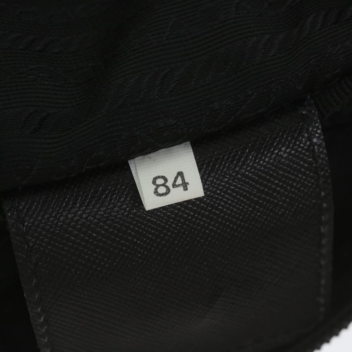 PRADA Suitcase Nylon 2way Black Auth 58919