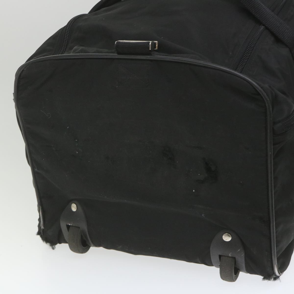 PRADA Suitcase Nylon 2way Black Auth 58919