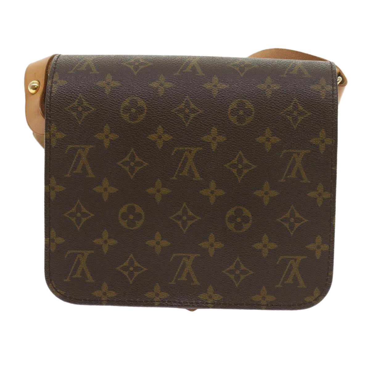 LOUIS VUITTON Monogram Cartouchiere MM Shoulder Bag M51253 LV Auth 58925 - 0