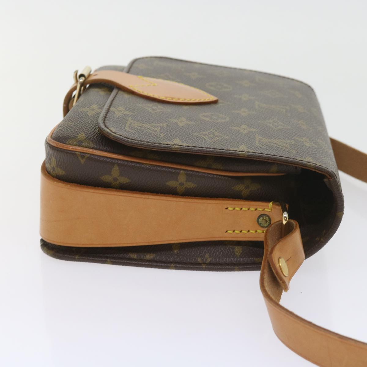 LOUIS VUITTON Monogram Cartouchiere MM Shoulder Bag M51253 LV Auth 58925