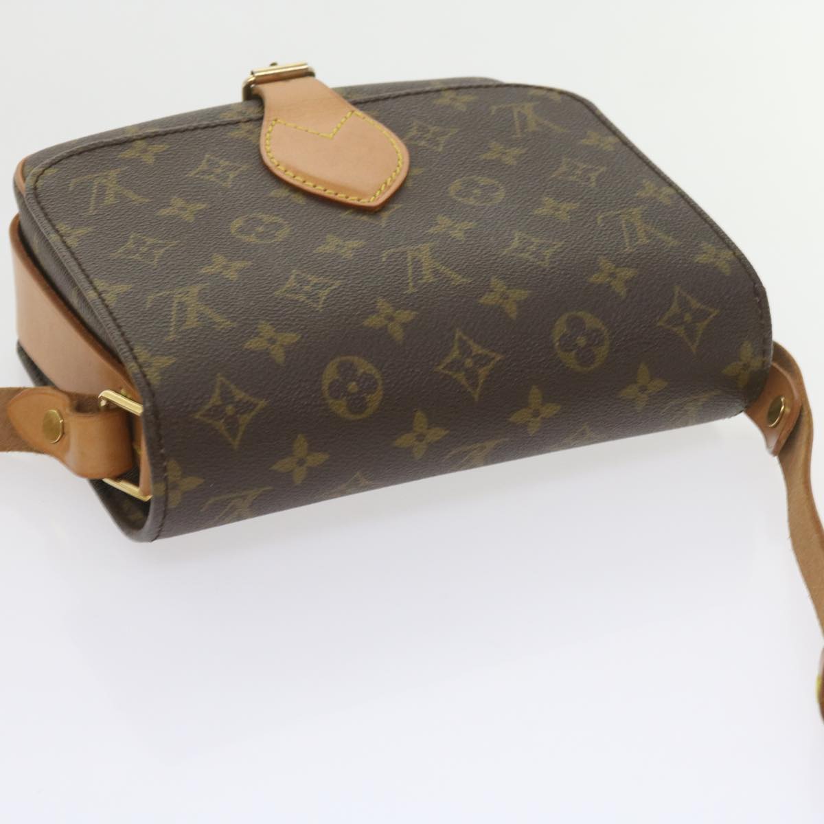 LOUIS VUITTON Monogram Cartouchiere MM Shoulder Bag M51253 LV Auth 58925