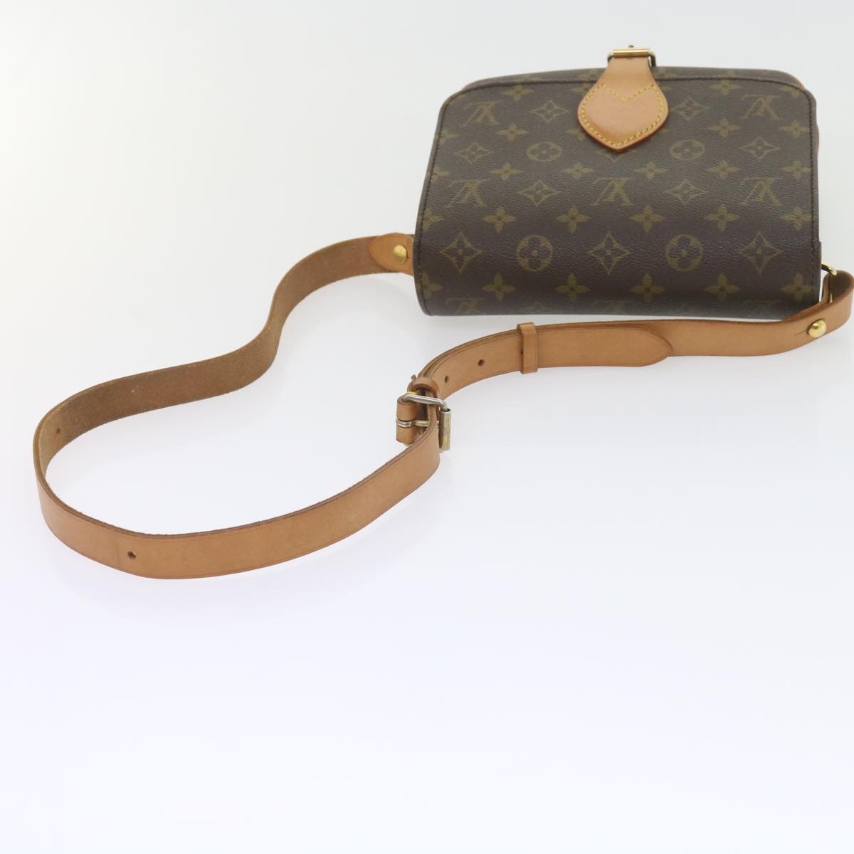 LOUIS VUITTON Monogram Cartouchiere MM Shoulder Bag M51253 LV Auth 58925